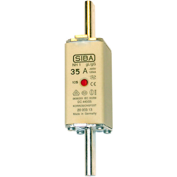 SIBA NH-Sicherungseinsatz 200A NH1/0 gG 500V 2000313.200
